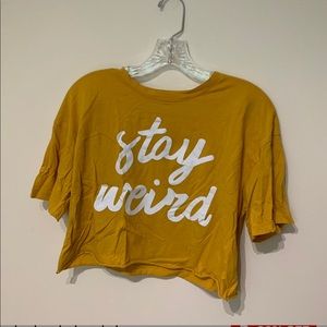 Stay Weird graphic tee